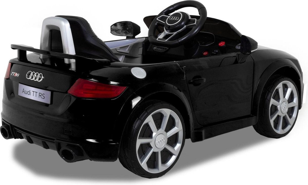 Audi TT RS - Elektrische Kinderauto - Accu Auto - Sterke Accu - Afstandbediening - Zwart