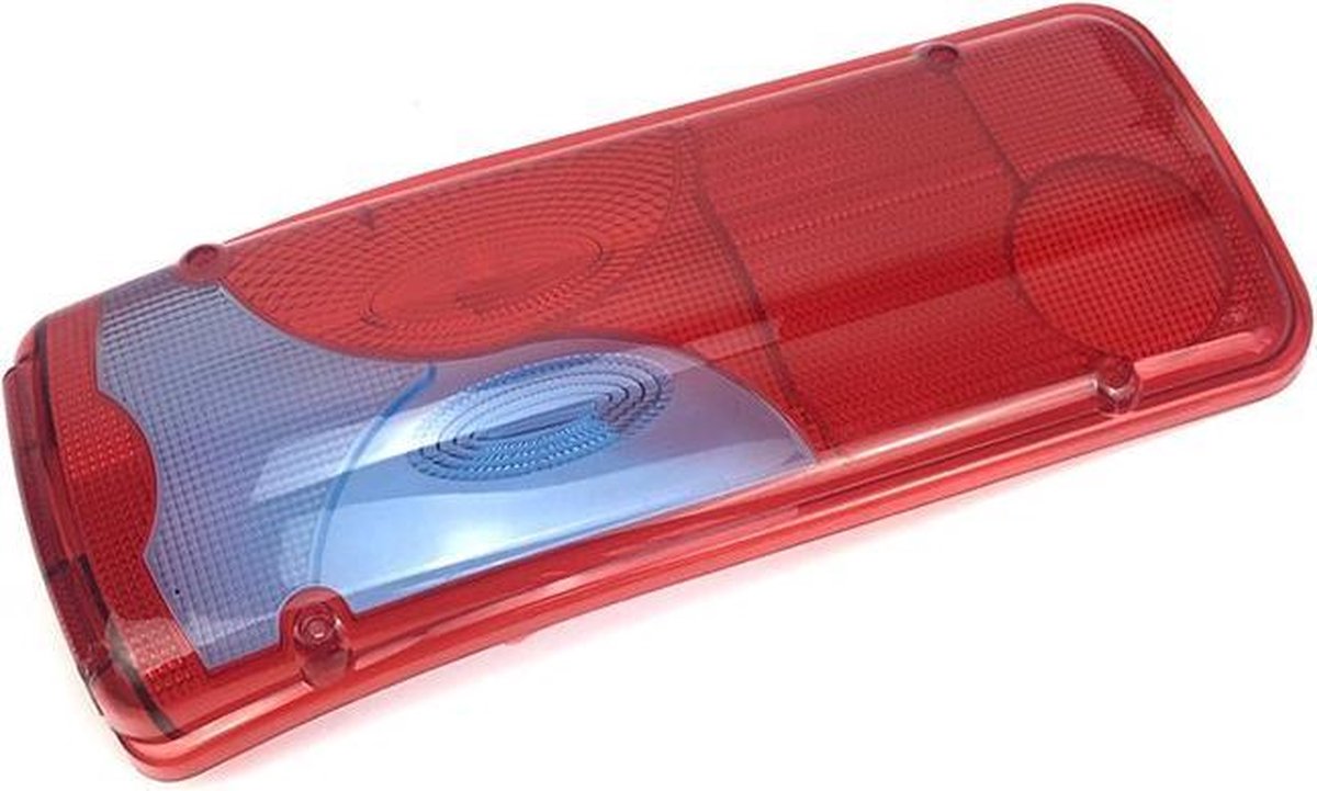 Achterlicht glas (lens) Links Rood/Blauw
