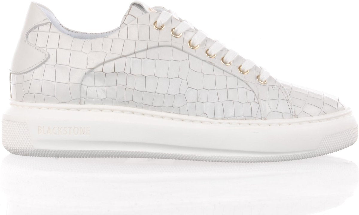 VL86 WHITE CROCO - LOW SNEAKER