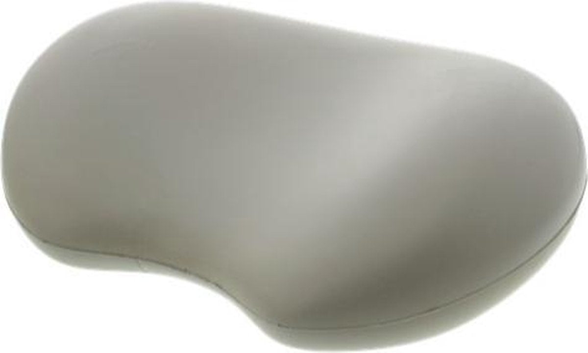 Luxe badkussen- grijs- met zuignappen- antislip- nekkussen-ondersteunt nek- comfortabel- ideaal cadeau