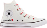 Converse Sneakers - Maat 31 - Vrouwen - Wit - Zwart - Rood