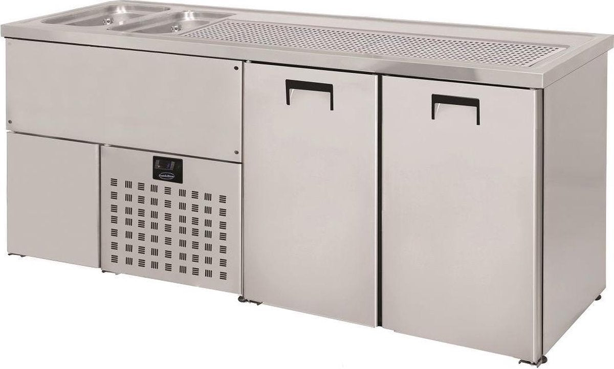 Professionele Bierkoeler 2 Deuren 2L | Combisteel | 7489.5325 | Horeca