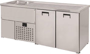 Professionele Bierkoeler 2 Deuren 2L | Combisteel | 7489.5325 | Horeca