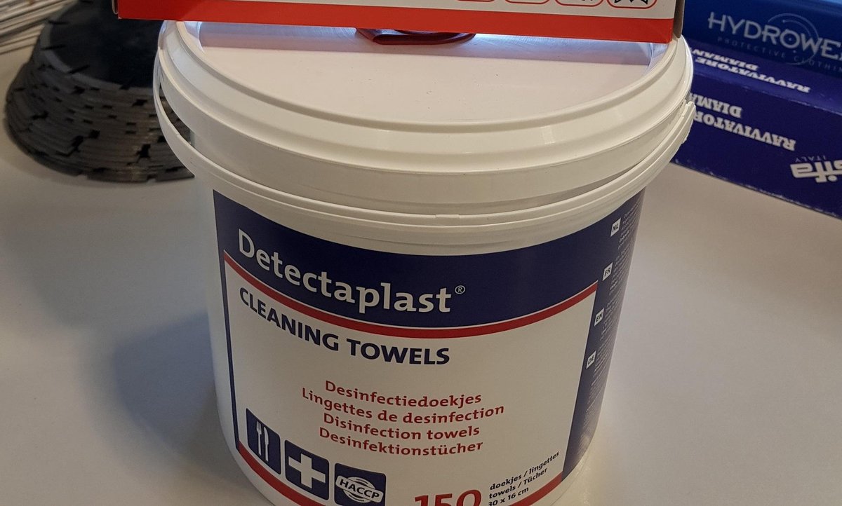 Desinfectiedoekjes 150 st in emmer