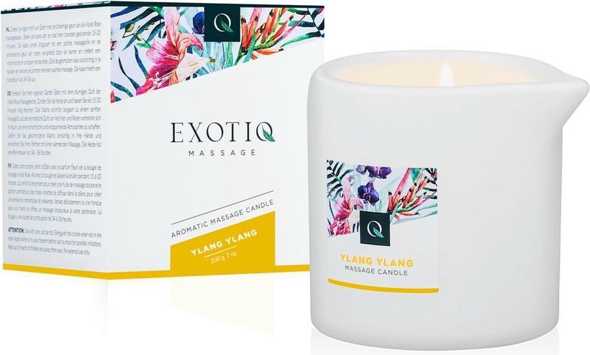 Exotiq Massagekaars Soft & Fragrant - Ylang Ylang - 200g