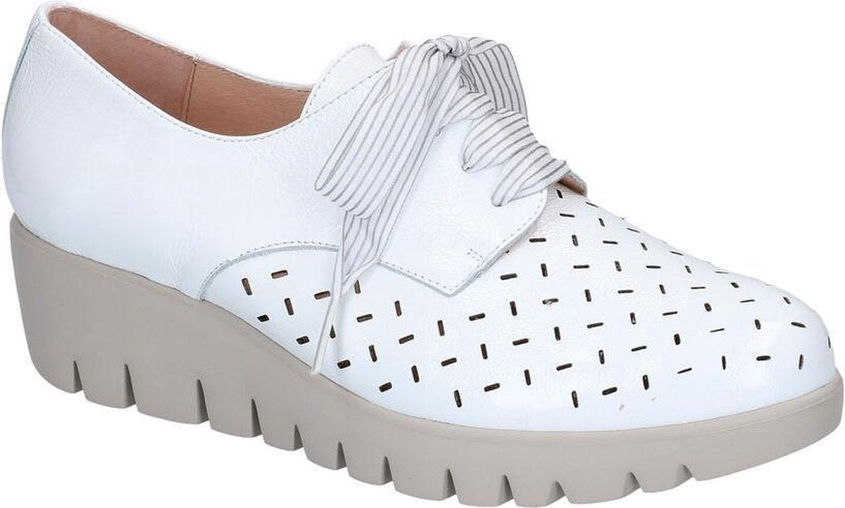 Wonders Witte Veterschoenen Dames 38