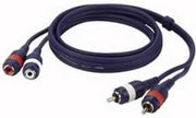 Tulp Kabel 2x RCA Male-2x RCA Female