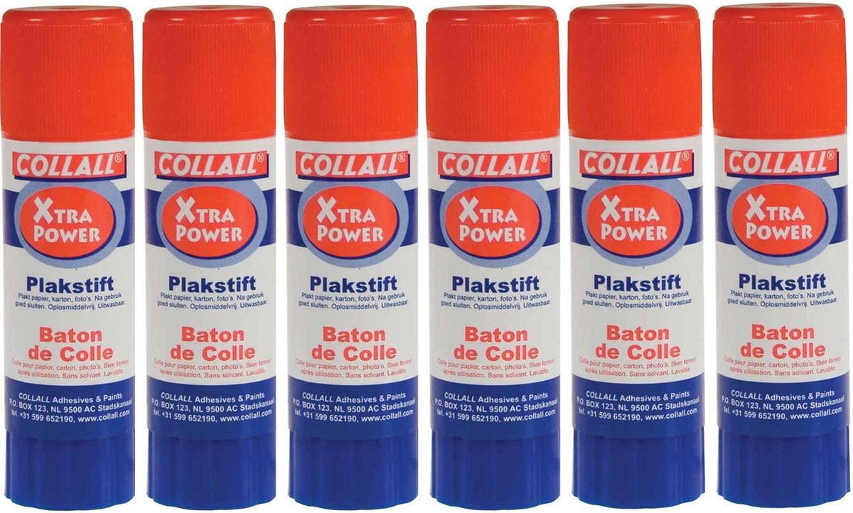 6x LIJMSTIFT COLLALL XTRA POWER - 6x21GRAM