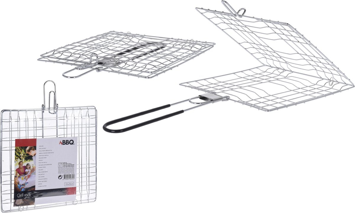 Barbecue Grillrooster - Vlees - 22x22x41cm