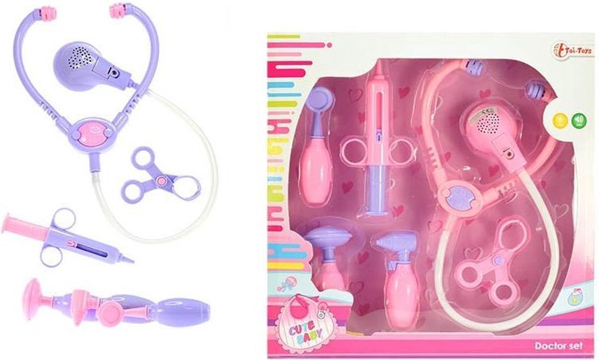 Cute Baby Doctorset 2018 In Windowbox 2-Ass.