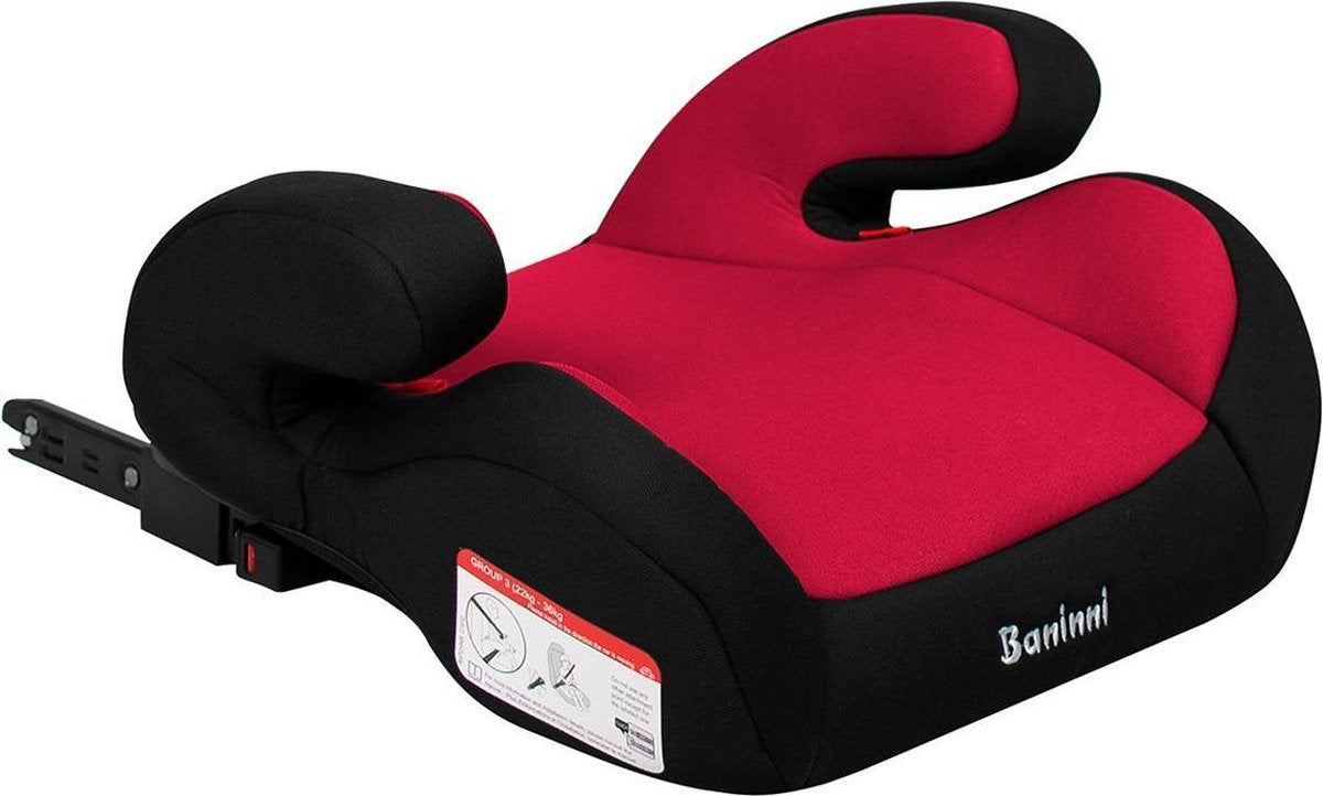 Booster - Zitverhoger Baninni Robu met isoFix Rood (22-36kg)
