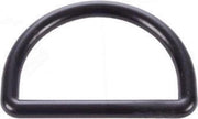 Allesvoordeliger D-ring kunststof 38 mm zwart - 10 stuks