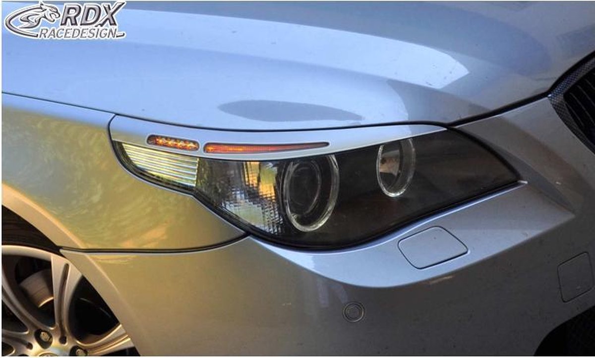RDX Racedesign Koplampspoilers BMW 5-Serie E60/E61 Sedan/Touring 2003-2010 (ABS)