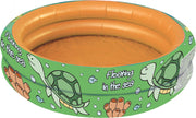 Arditex Opblaaszwembad Turtle Junior 100 X 30 Cm Groen/oranje