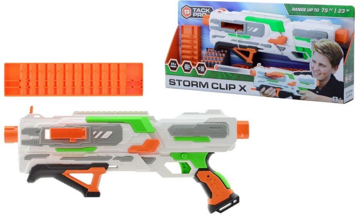 Tack Pro® Storm Clip X met 2 clips en 24 darts