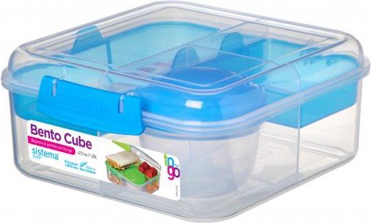 Sistema To Go Bento Cube lunchbox blauw