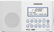 Sangean H-203 Draagbare radio - Waterdichte DAB+ en FM radio - Digitale badradio - Met zaklamp - Wit