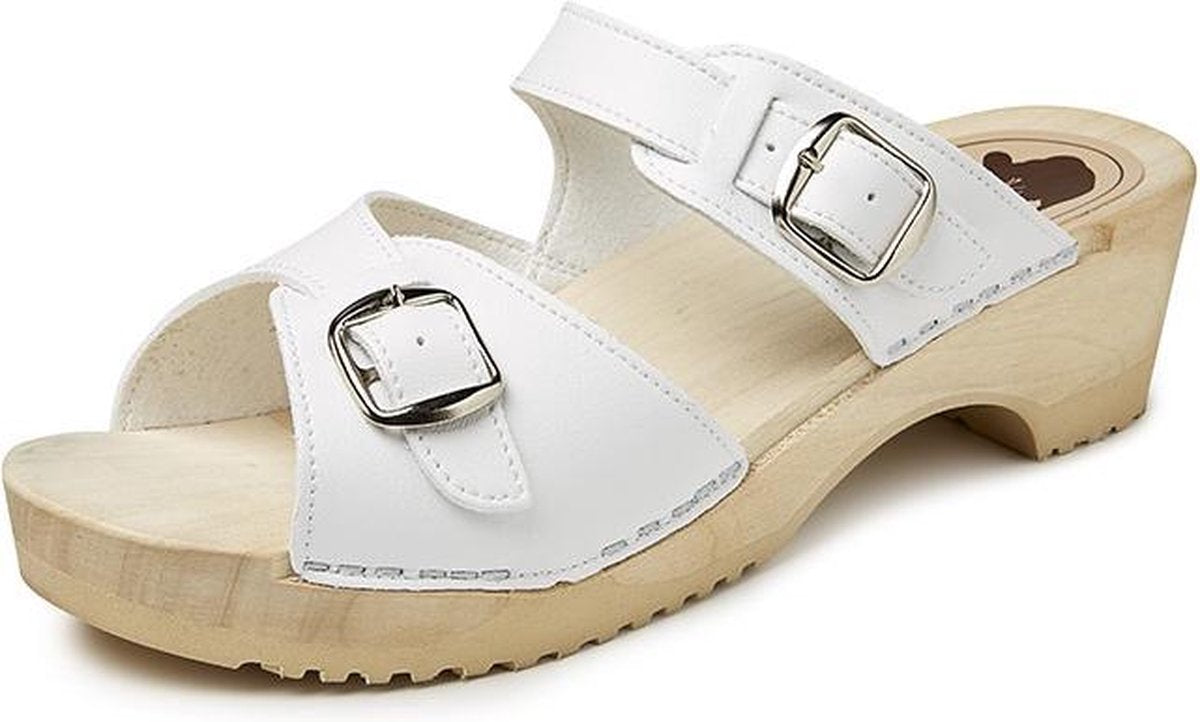 Buigzame Lichtgewicht Slipper Wit | BigHorn 0018 | Maat 36