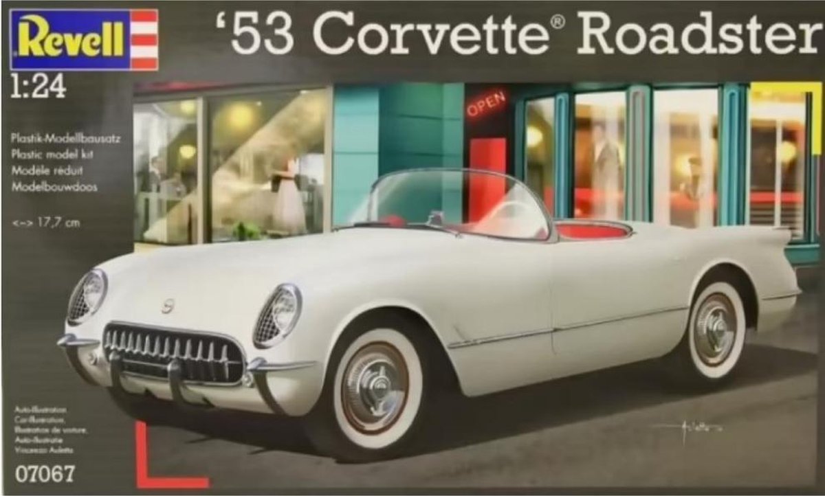 Chevrolet Corvette Roadster 1953 (modelbouw