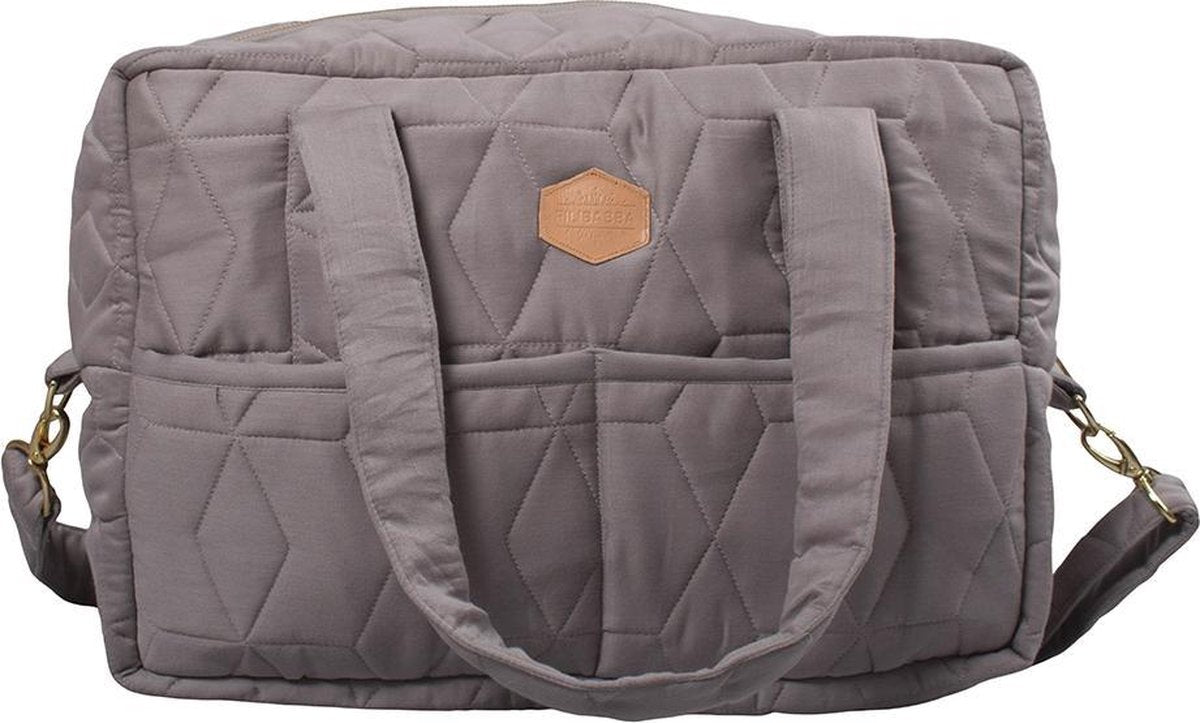 Filibabba - Verzorgingstas - Soft quilt Dark Grey - One size
