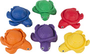 Pittenzak schildpad - set van 6 schildpadden - pittenzakjes