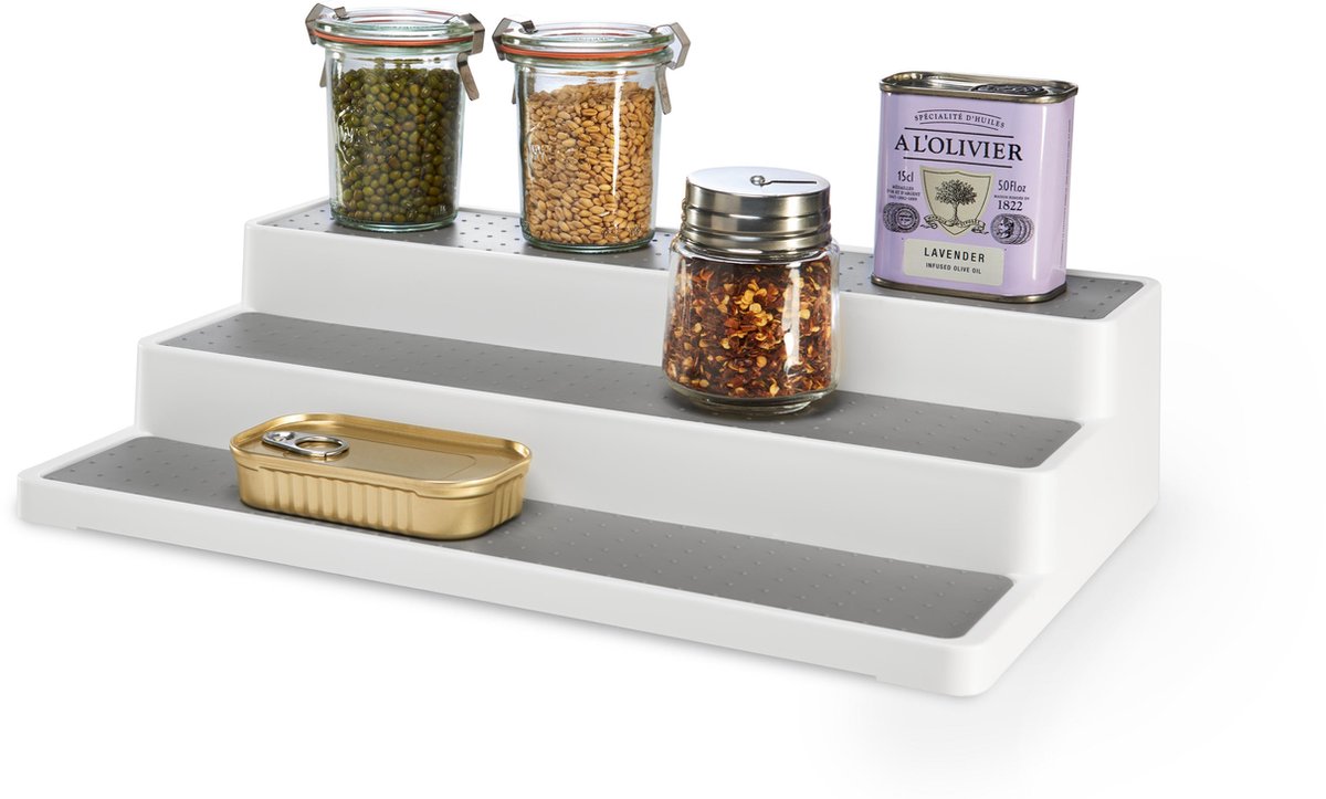 Madesmart Keukenkast Organizer - 3 treden - Wit
