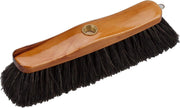 Houten binnenbezem 29 cm inclusief metalen telescoopsteel rood/bruin 80 - 130 cm - Zachte kamerbezems