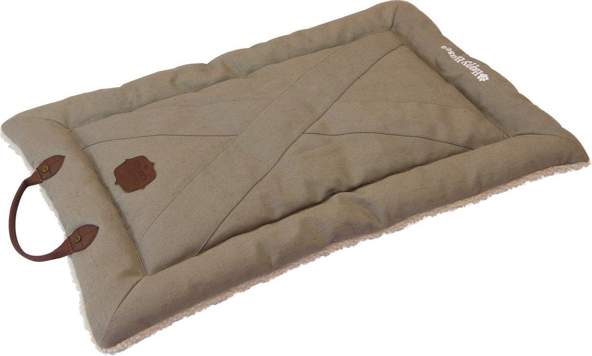 Happy-House Deken Classical Canvas Taupe Small