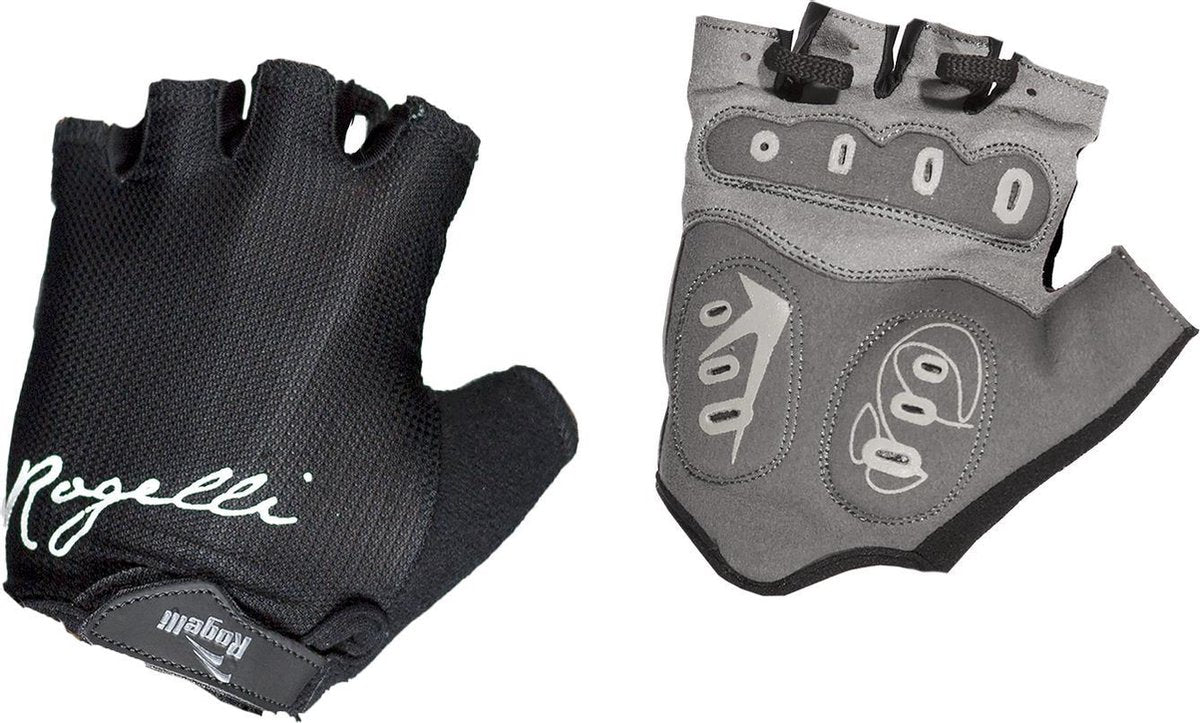 Rogelli Dora - Fietshandschoenen - Dames - Zwart - Maat XL