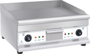 Royal Catering Dubbele elektrische grillplaat - 60 cm - glad - 2 × 3.200 W