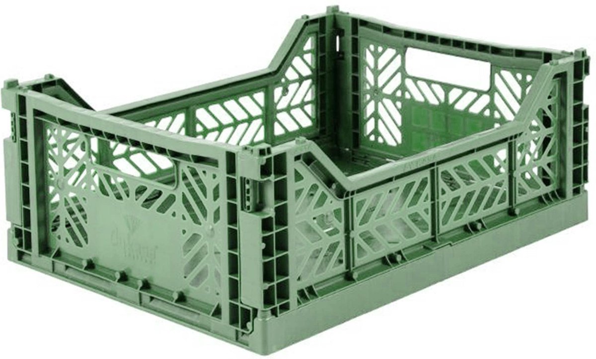 Opvouwbaar Kratje Midi Almond Green Ay-Kasa