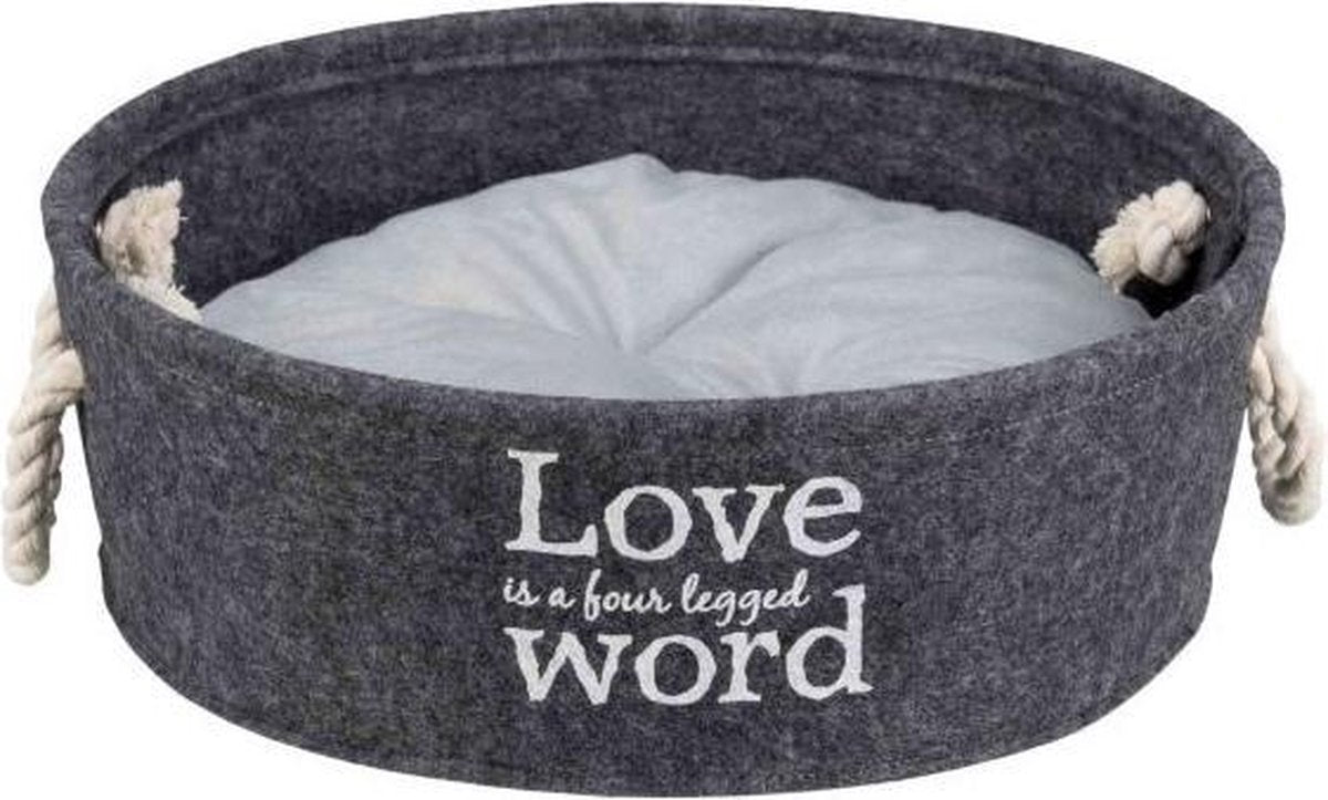 Trixie mand lian rond antraciet 45x45x20 cm