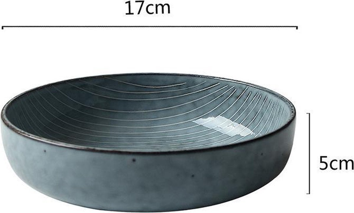 TDR - 4x Kom - porselein - ⌀ 11.3CM - Uniek gevormd
