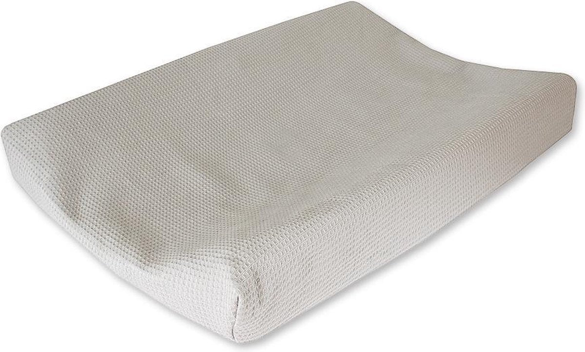 Cottonbaby - Aankleedkussenhoes Wafel - Grijs