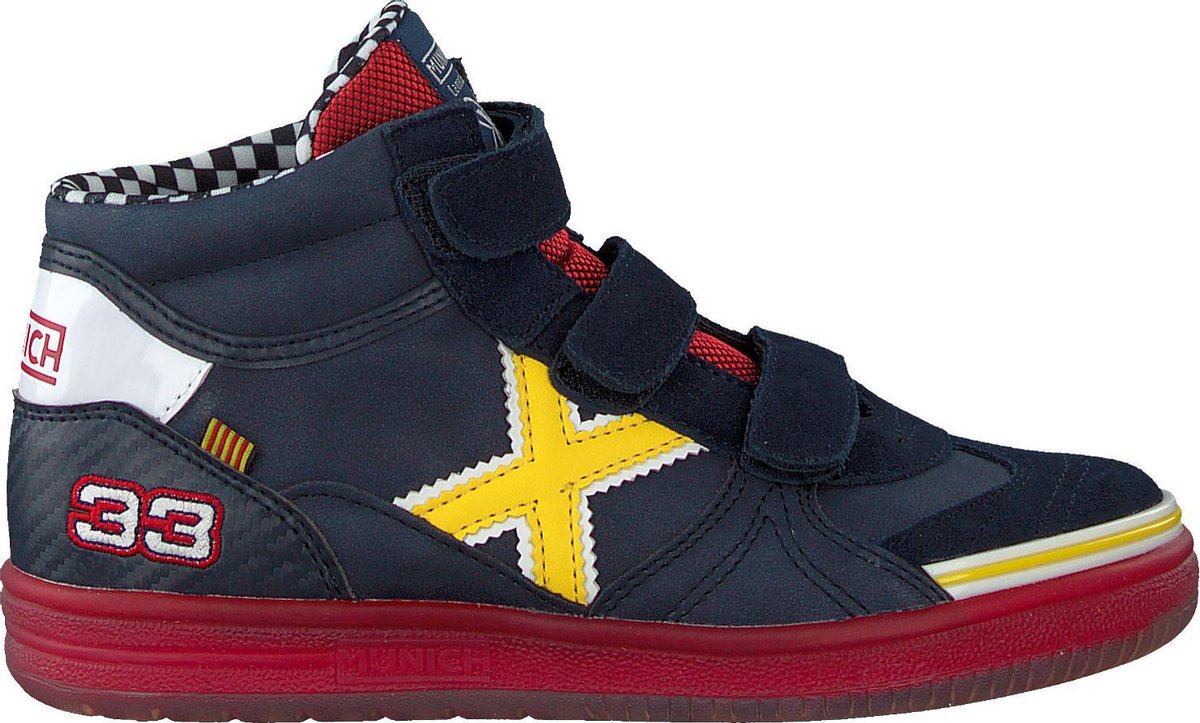 Munich G3 Boot Hoge sneakers - Jongens - Blauw - Maat 26