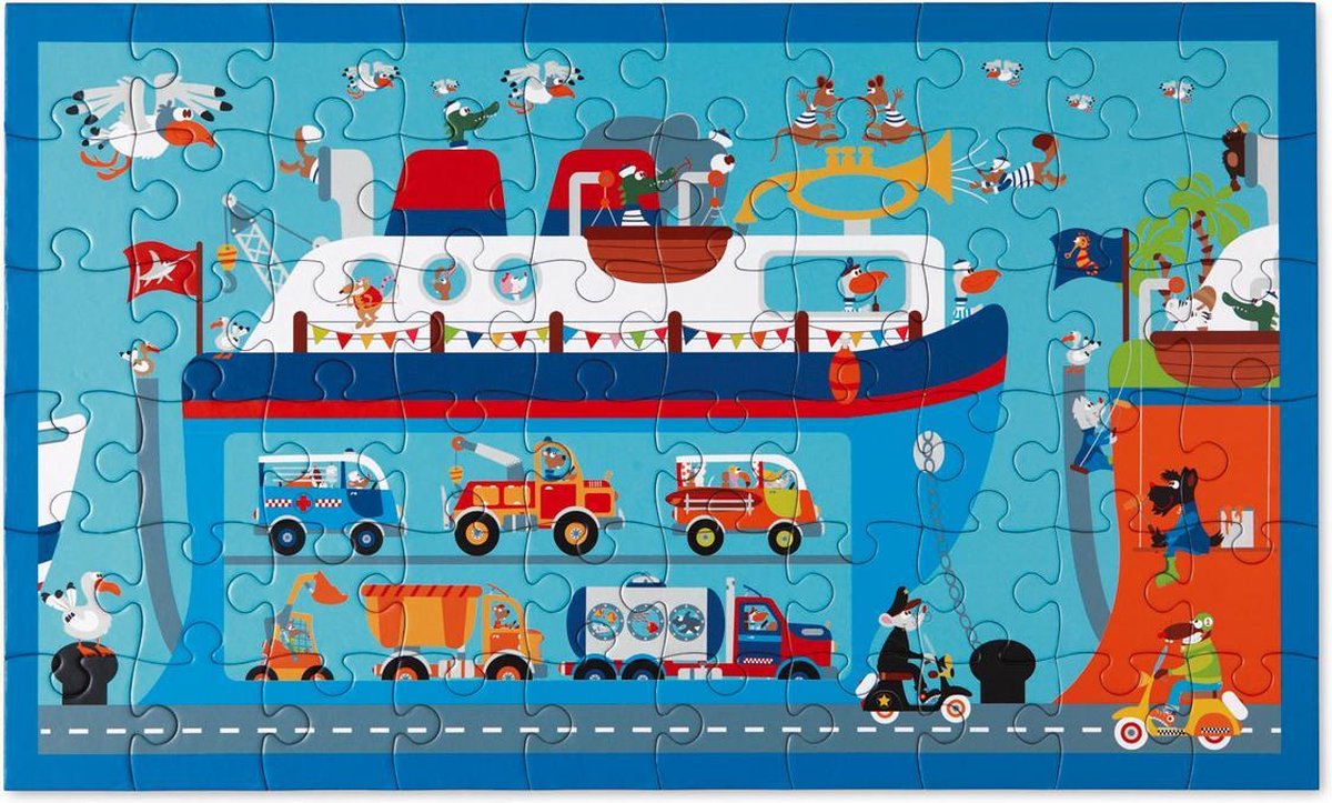Scratch Puzzel 60stuks veerboot