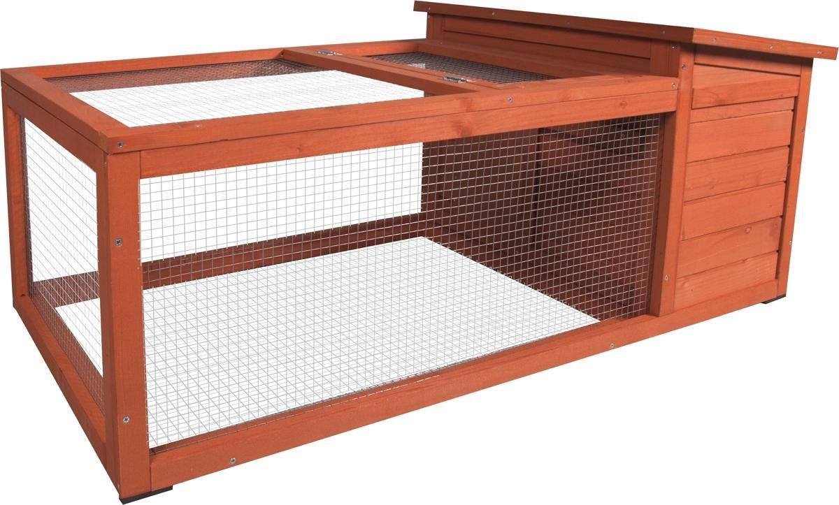 Konijnenhok Atto - Rood - 120 x 65 x 51 cm
