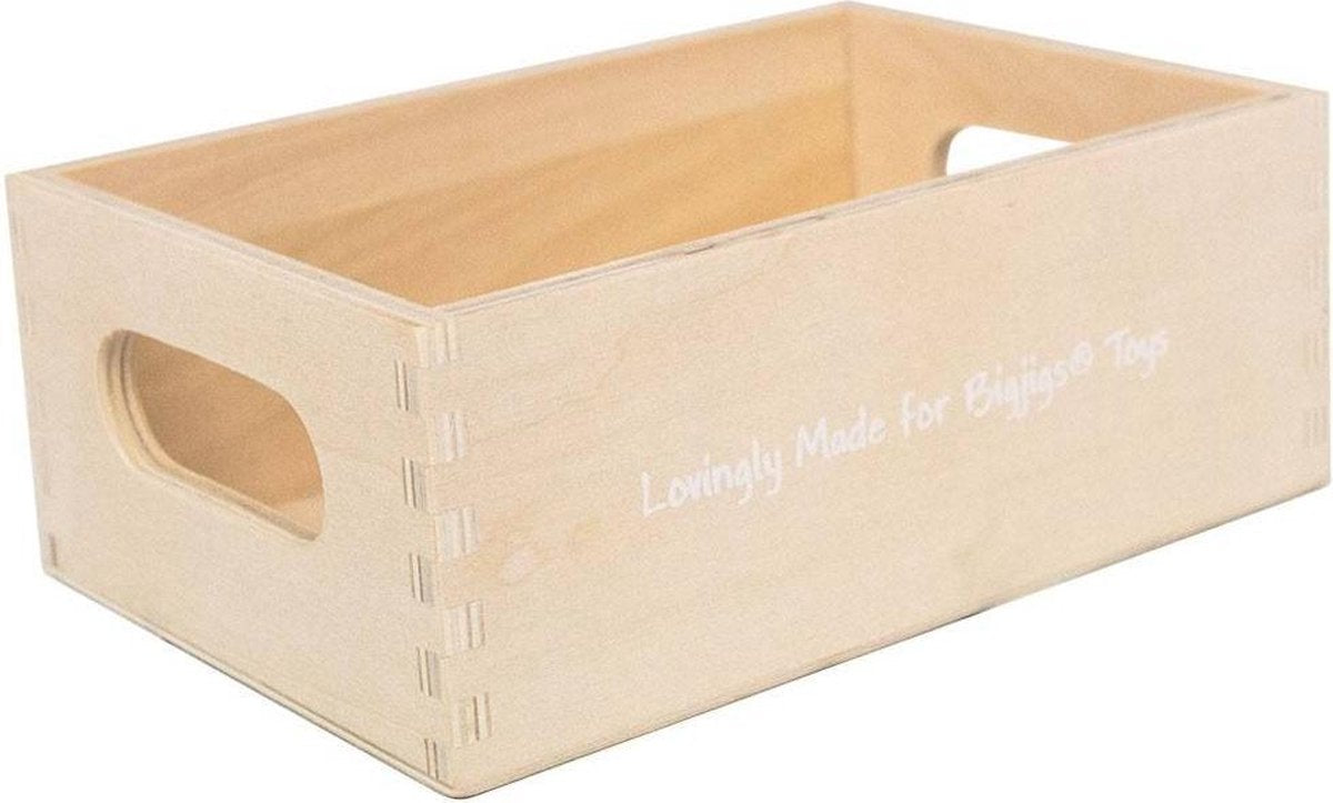 Bigjigs Wooden Food Crate Houten Krat