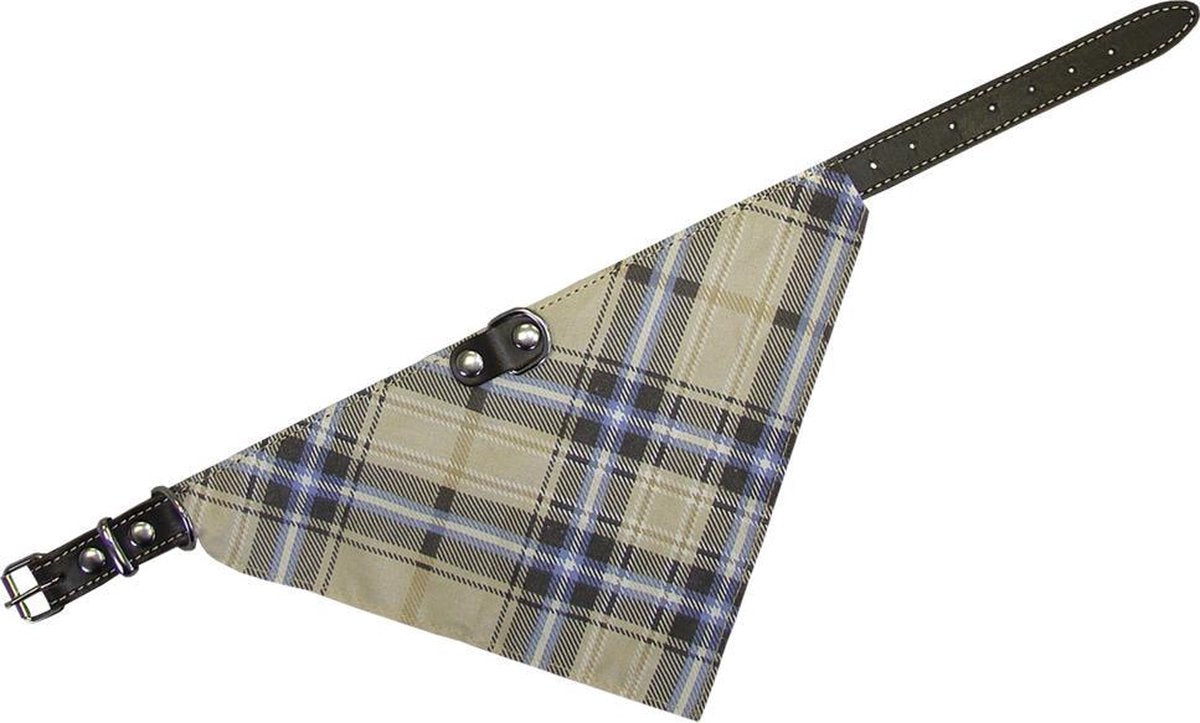 Nobby Leren Halsband - Bruin - 40 x 1.5 cm