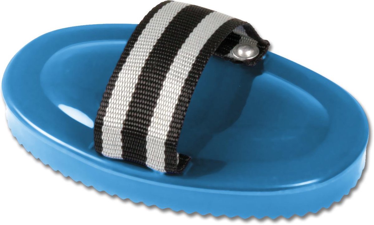 Hard plastic rosborstel blauw