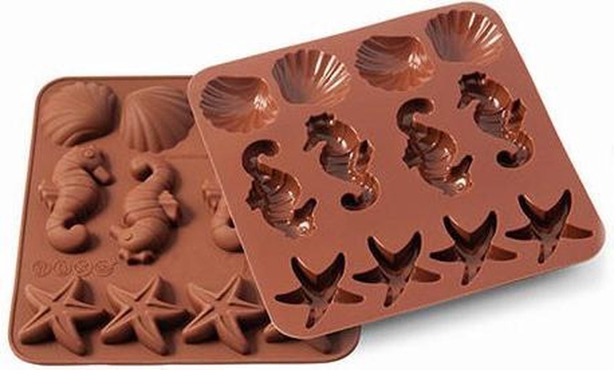Silikomart Wonder Cakes chocolade Mal - siliconen - Zeebanket