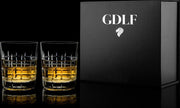 Handgemaakte Kristallen Whisky glazen LuX in Giftbox by GDLF