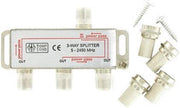 Kopp coax f-connector 3-weg verdeler 6