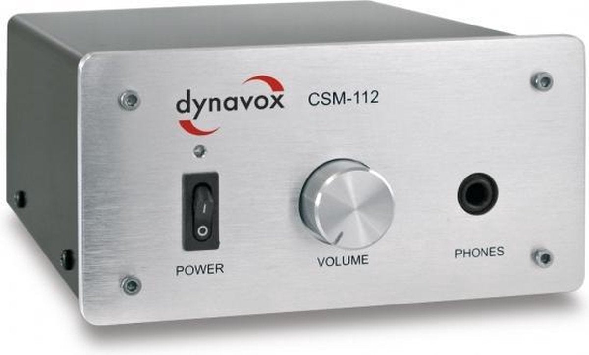 Dynavox CSM-112 2.0 kanalen Thuis Zilver