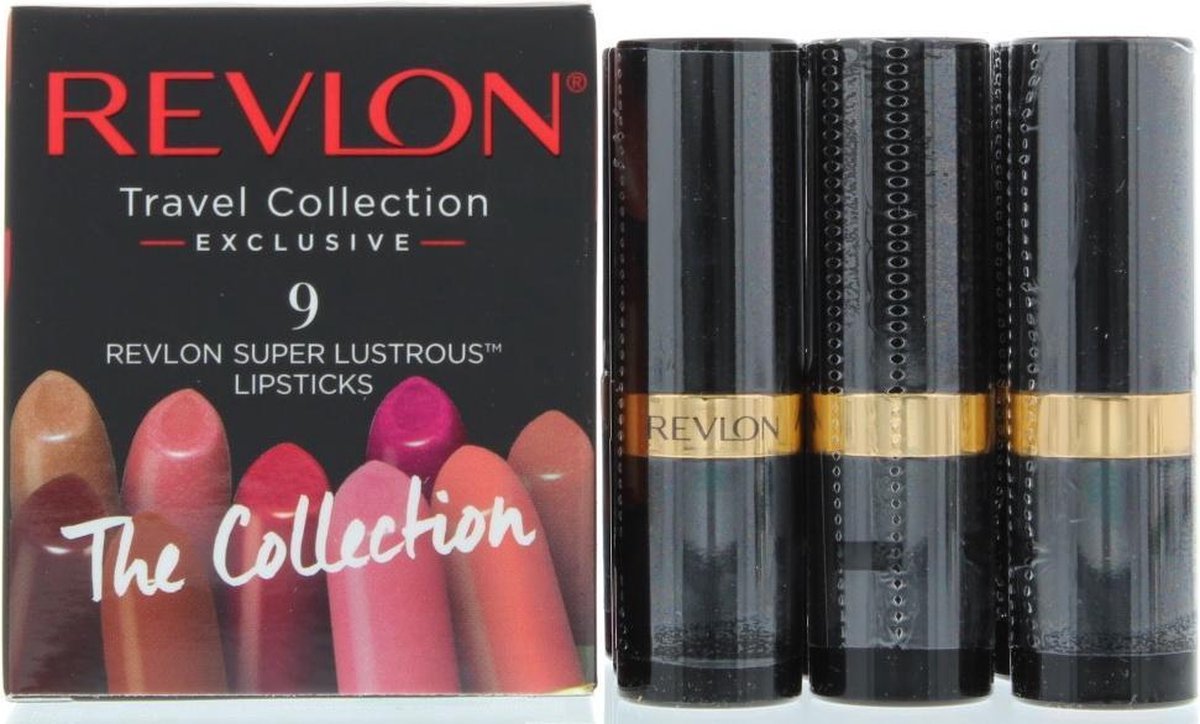 Revlon Super Lustrous Lip Cube Gift Set 9 x 4.2g Lipstick