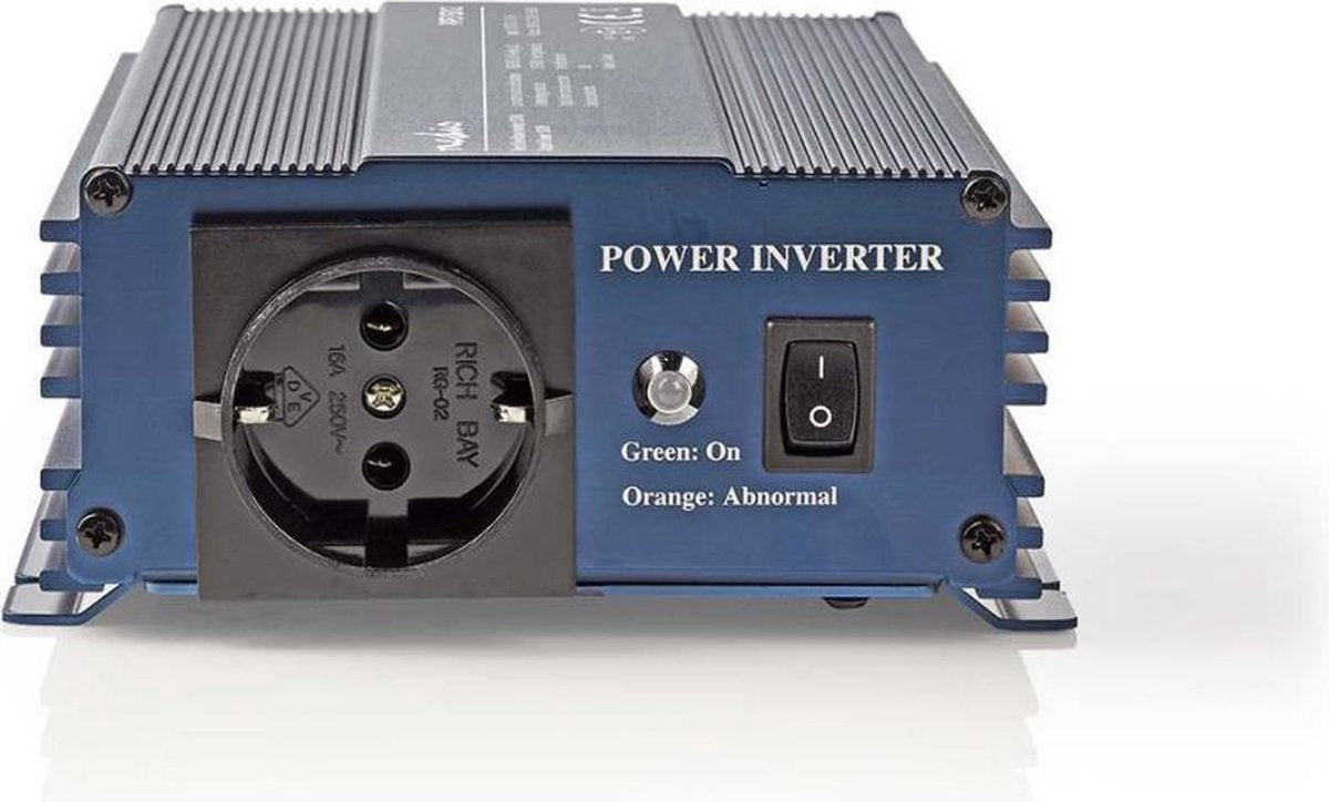 Stroomomvormer Zuivere Sinusgolf | 12 V DC - 230 V AC | 150 W | 1x Schuko-Uitgang