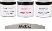 GUAPÀ® Acryl Nagels Starterspakket voor het maken van prachtige Acrylic Nagels - Acryl Poeder Clear