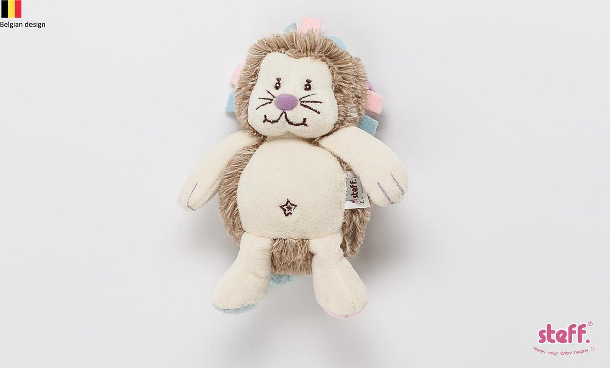 Steff - Egel - knuffel met muziek - 15 cm