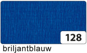 Crêpepapier - Briljant blauw - 250x50cm