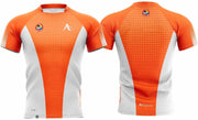 T-shirt Arawaza | dry-fit | oranje-wit - Product Kleur: Oranje Wit / Product Maat: XXL